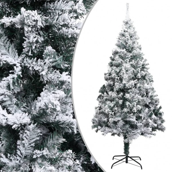 Árvore de Natal artificial com neve PVC verde 300 cm D