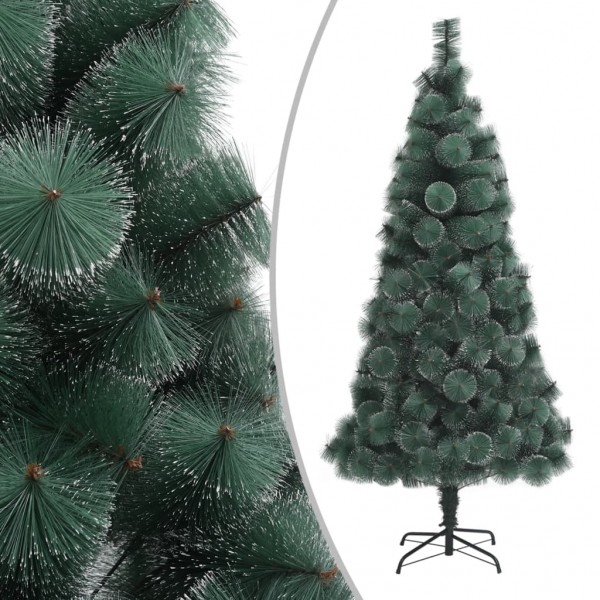 Árbol de Navidad artificial con soporte verde PET 150 cm D