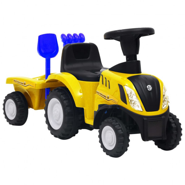 Tractor para niños New Holland amarillo D