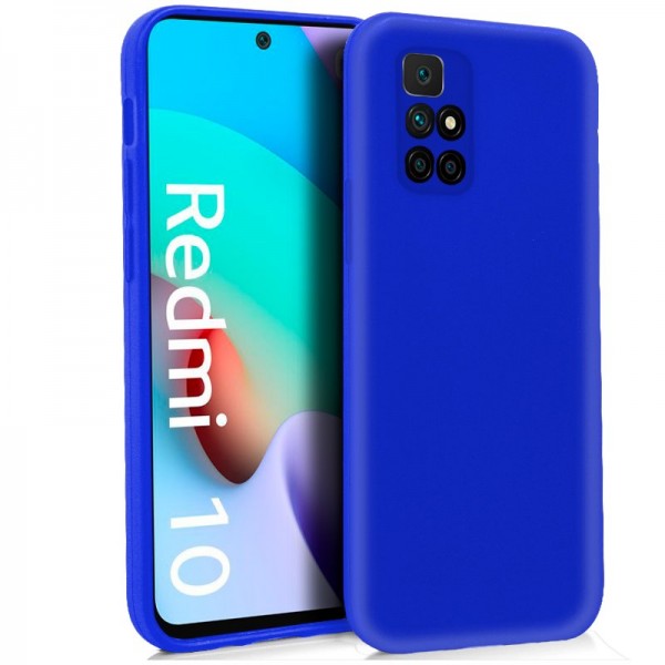 Funda COOL Silicona para Xiaomi Redmi 10 (Azul) D