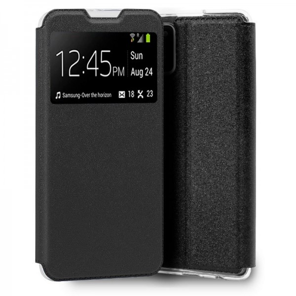 Funda COOL Flip Cover para Samsung A037 Galaxy A03s Liso Negro D