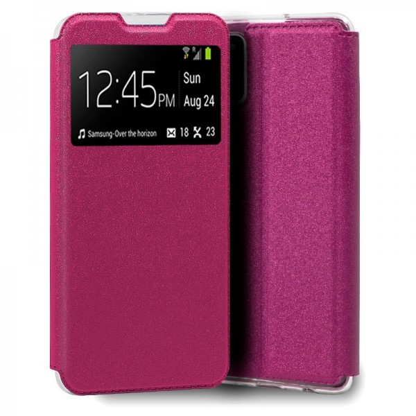 Fundação COOL Capa de Flip para Samsung A037 Galaxy A03s rosa Liso D