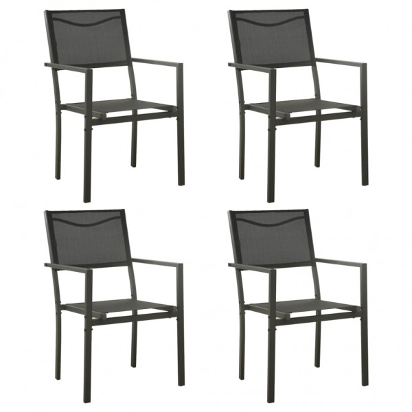 Cadeiras de jardim 4 unidades D