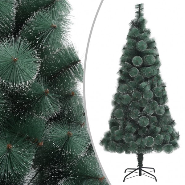 Árbol de Navidad artificial con soporte verde PET 120 cm D