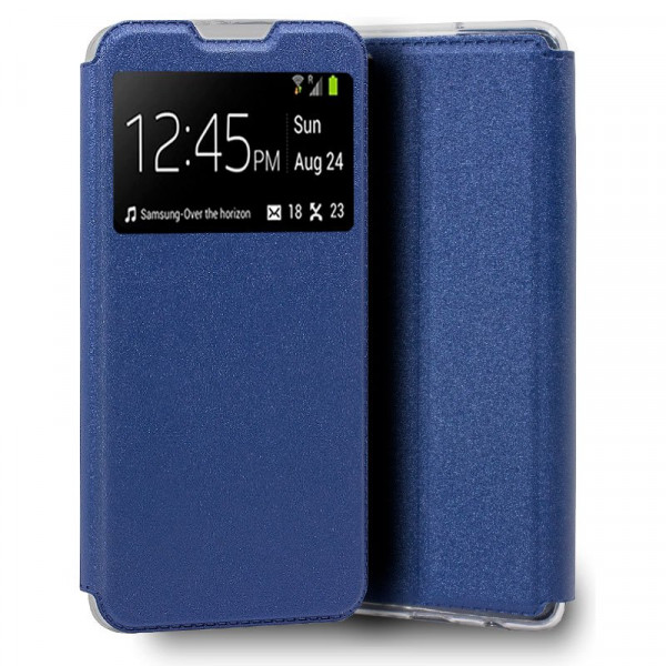 Fundação COOL Capa de Flip para Vivo Y52 5G / Y72 5G luz azul D