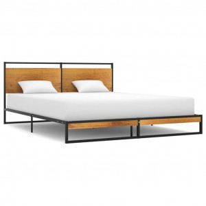 Estructura de cama de metal 160x200 cm D