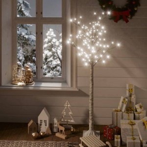 Árbol de Navidad LED blanco frío sauce interior exterior 1.5 m D