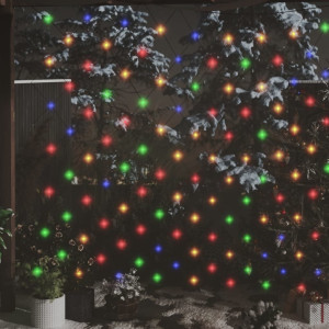 Red de luces de Navidad 204 LED colores 3x2 m interior/exterior D