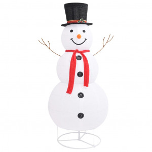 Boneco de neve de Natal com luzes LED tela luxuosa 180 cm D