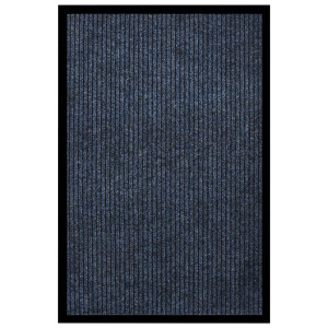 Felpudo de rayas azul 80x120 cm D