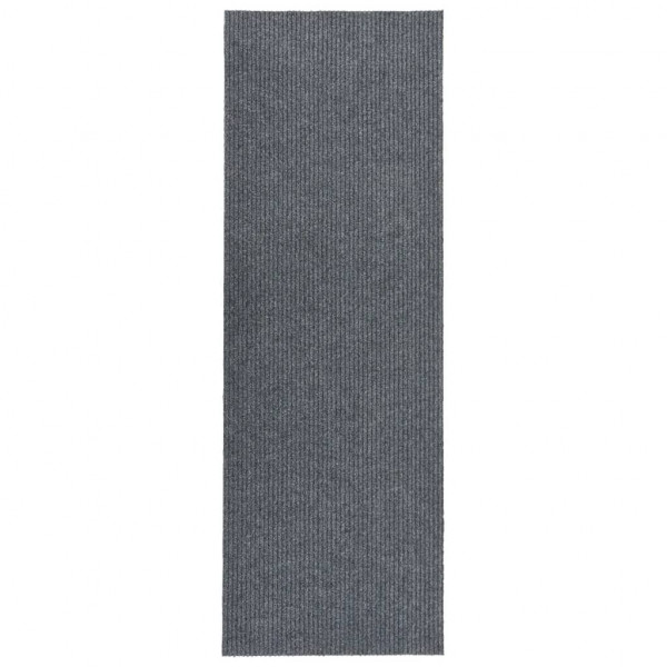 Alfombra de pasillo atrapa suciedad 100x350 cm gris D