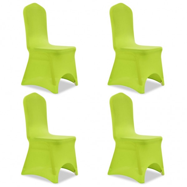 Capa elástica para cadeira 4 unidades verde D