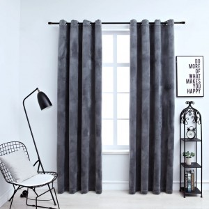 Cortinas opacas, anéis, 2 outs D