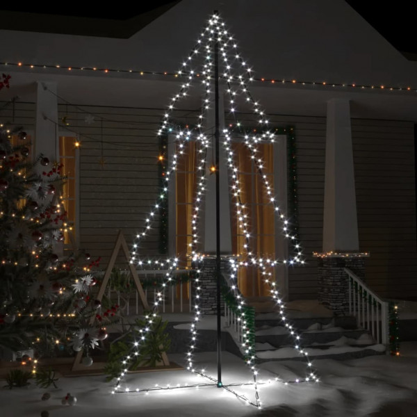 Árvore de Natal 300 luzes LED interior e exterior 120x220 cm D