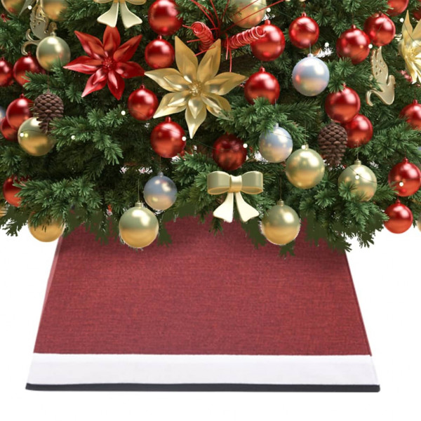 Saia de árvore de Natal vermelha e branca 48x48x25 cm D