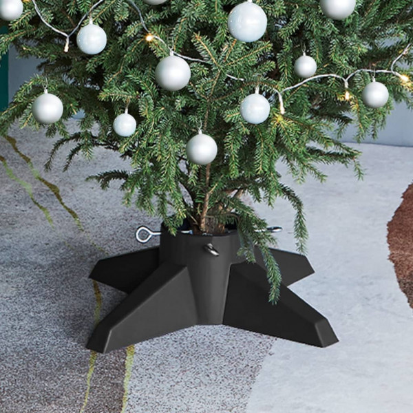 Soporte para árbol de Navidad gris 55.5x55.5x15 cm D