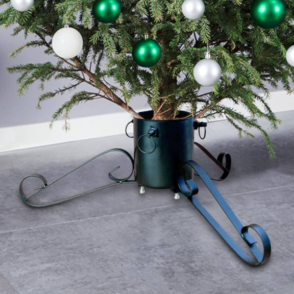 Soporte para árbol de Navidad verde 58x58x21 cm D