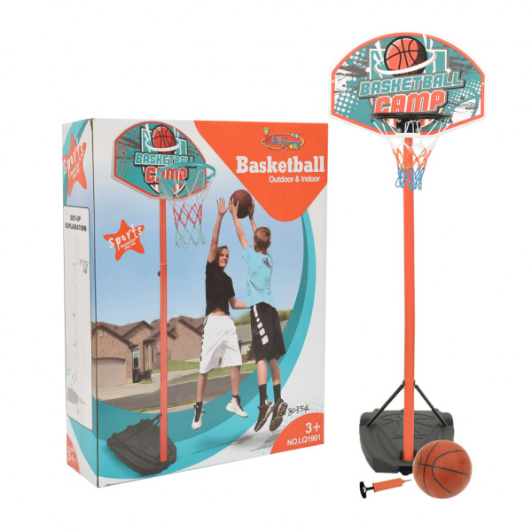 Juego de baloncesto portátil ajustable 180-230 cm D