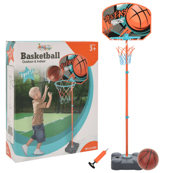 Juego de canasta de baloncesto portátil ajustable 109-141 cm D