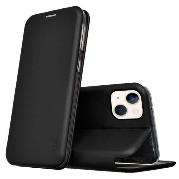 Funda COOL Flip Cover para iPhone 13 mini Elegance Negro D