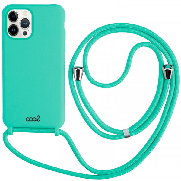Carcasa COOL para iPhone 13 Pro Cordón Liso Mint D