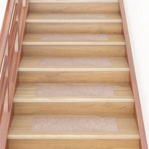 Alfombras auto-adhesivas escadas 15 uas marrom 76x20 cm D