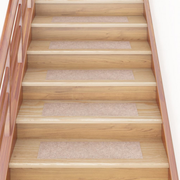 Alfombras auto-adhesivas escadas 15 uas marrom 76x20 cm D