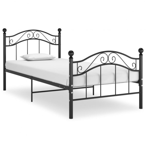 Estrutura de cama de metal 90x200 cm D