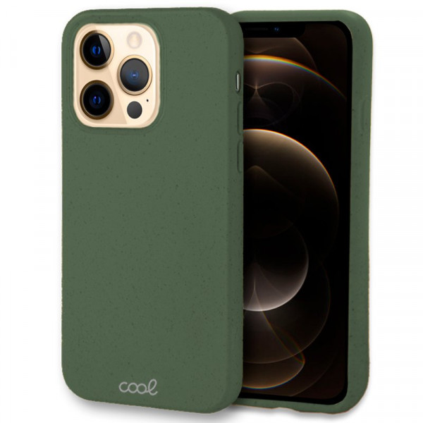 Carcaça COOL para iPhone 12 Pro Max Eco Biodegradável Verde D