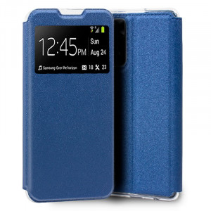 Fundação COOL Capa de Flip para Xiaomi Redmi Note 11 Pro / Nota 11 Pro 5G / Nota 12 Pro 4G Blue Lise D