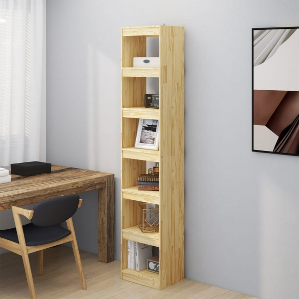 Estantería/divisor de espacios madera de pino 40x30x199 cm D