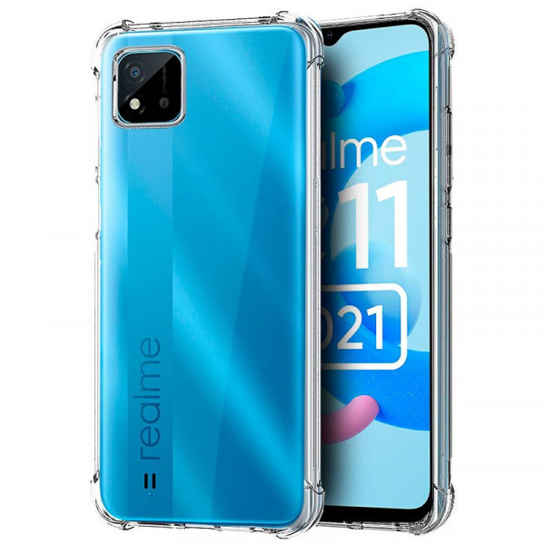 Carcaça COOL para Realme C11 2021 Anti-choque transparente D