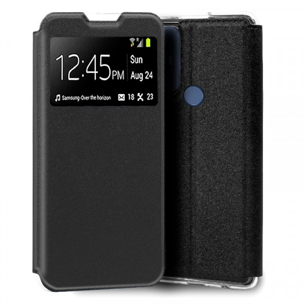 Funda COOL Flip Cover para TCL 30 SE / 30E / 305 / 306 Liso Negro D