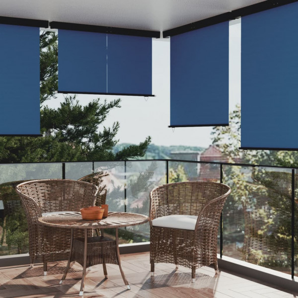 Toldo lateral de balcón azul 170x250 cm Toldo lateral de balcón azul 170x250 cm D