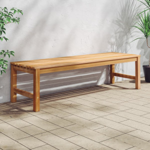 Banco de jardim em madeira maciça de teca 150 cm D
