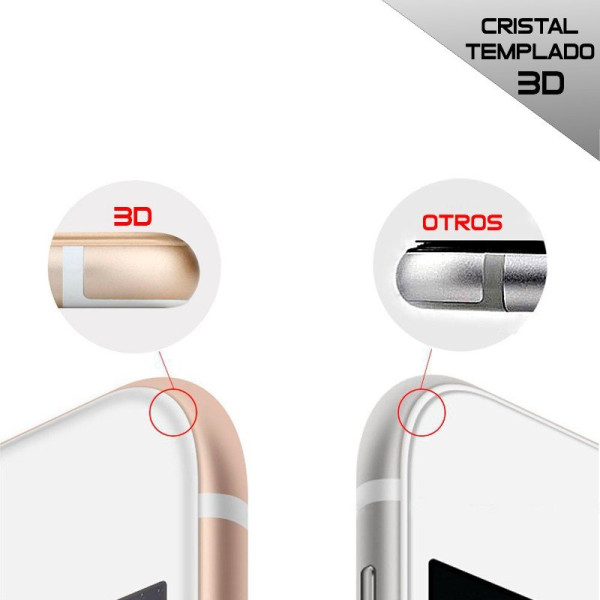 Protetor de cristal temperado COOL para iPhone 6 Plus / 6s Plus (FULL 3D Preto) D