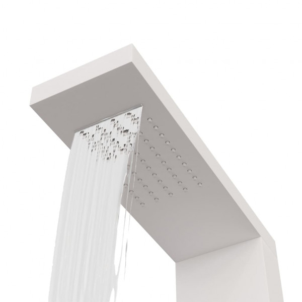 Sistema de panel de ducha aluminio blanco M 5