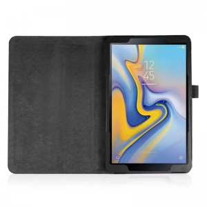 Fundação COOL para Samsung Galaxy Tab A (2018) T590 / T595 Polypiel Black Liso 10.5 ing D