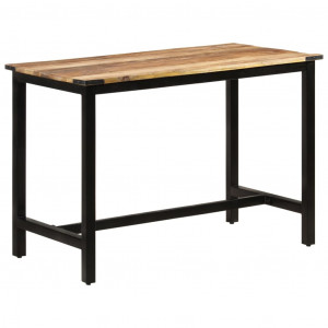 Mesa de comedor madera maciza de mango 110x60x76 cm D