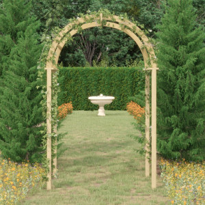 Arco de madera de pino macizo impregnado 141x97x243 cm D