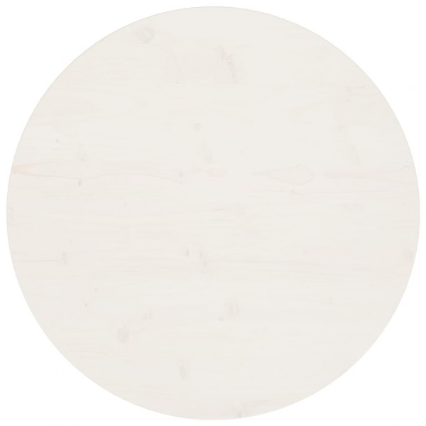 Superficie de mesa madera maciza de pino blanco Ø70x2.5 cm D