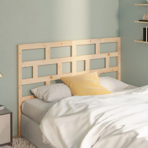 Cabecero de cama madera maciza de pino 146x4x100 cm D