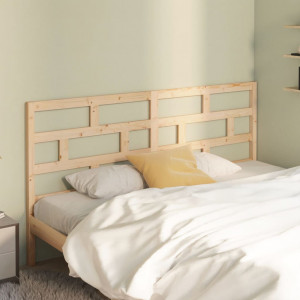 Cabecero de cama madera maciza de pino 186x4x100 cm D