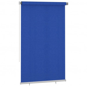 Tela rolável de jardim HDPE azul 140x230 cm D