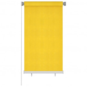 Persiana enrollable de exterior 80x140 cm amarillo D