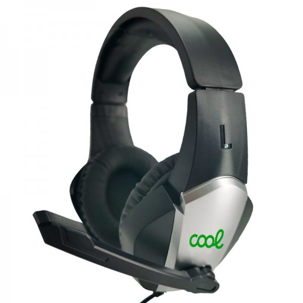 Fones de ouvido estéreo PC / PS4 / PS5 / Xbox Gaming COOL Bremen Iluminação + Adapt. Áudio D