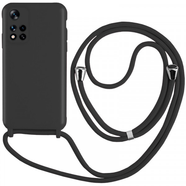 Carcasa COOL para Xiaomi Redmi Note 11 Pro Plus 5G Cordón Liso Negro D