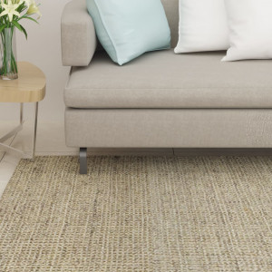 Tapete de sisal natural cinza taupe 66x350 cm D