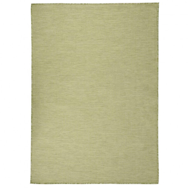 Tapete verde de tecido plano para exterior 200x280 cm D
