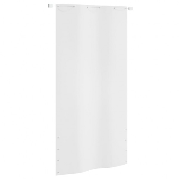 Toldo pantalla para balcón tela oxford blanco 120x240 cm D